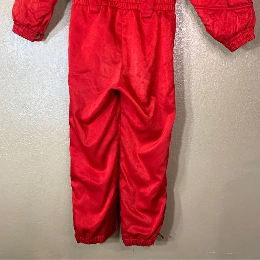 ‎Vintage Spyder Picabo big kid red snow suit